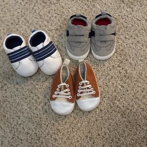 Baby boy soft sole shoes
